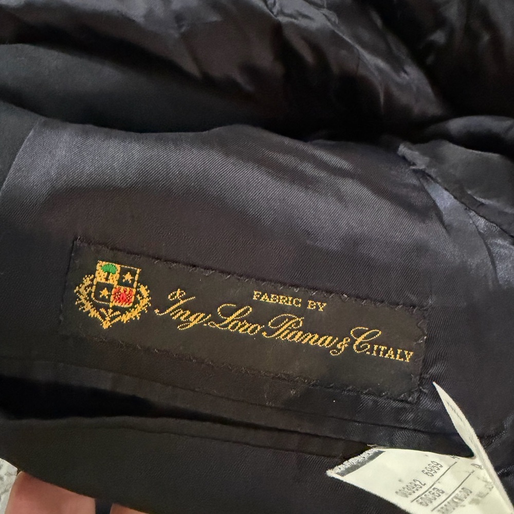 Loro Piana for Brooks Brothers Vintage 80s Italian Wool Sports Coat Blazer - Picture 10 of 13